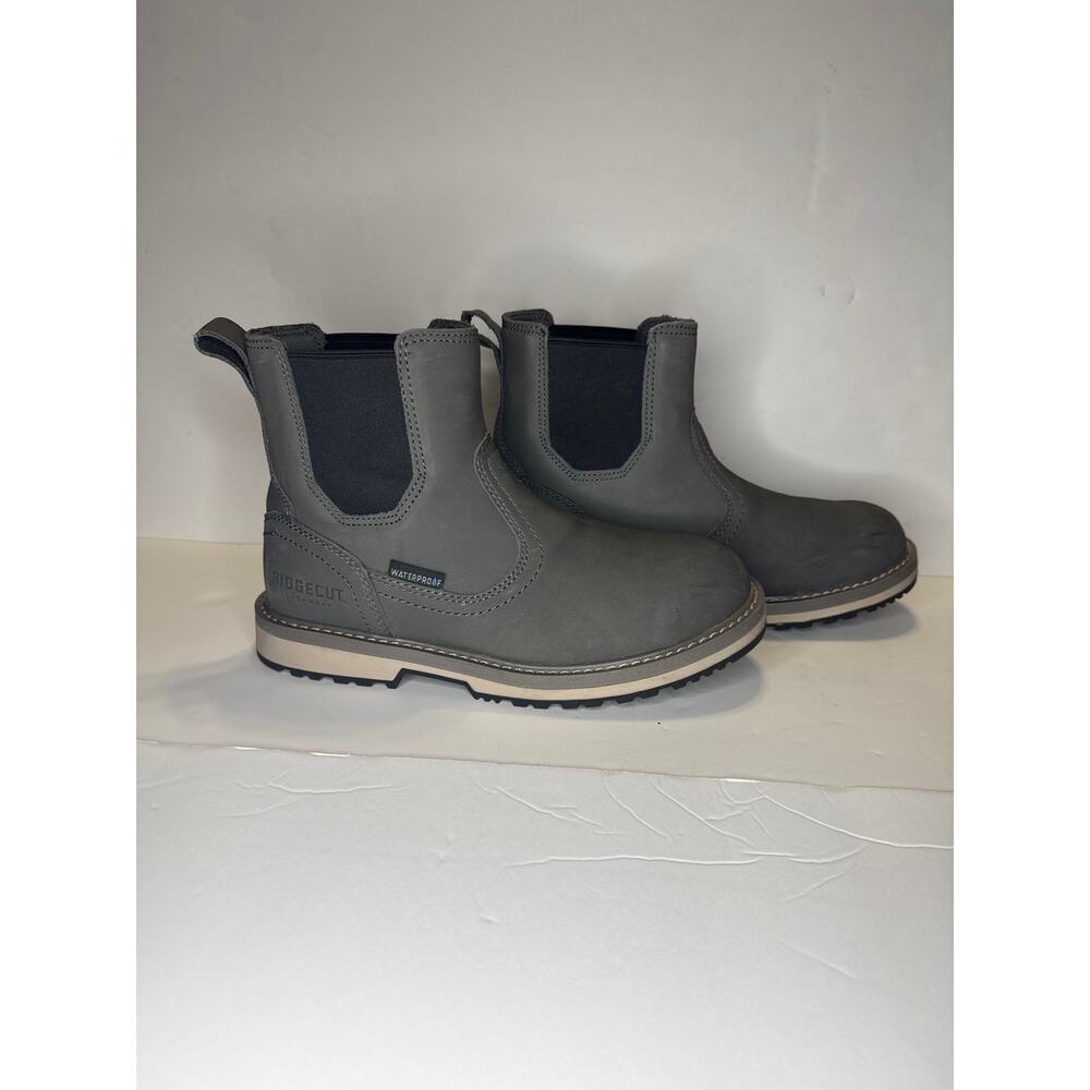 Womens Ridgecut Waterproof Gray Boots, size 7 M
